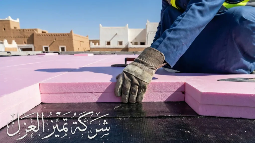 عزل الاسطح بالالواح العازلة فى المدينة المنورة