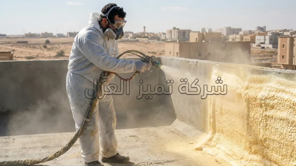 عزل سطح بيت بالفوم بولي يوريثان فى المدينة المنورة