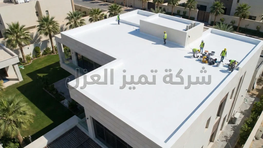 عزل سطح فيلا بالمدينة المنورة