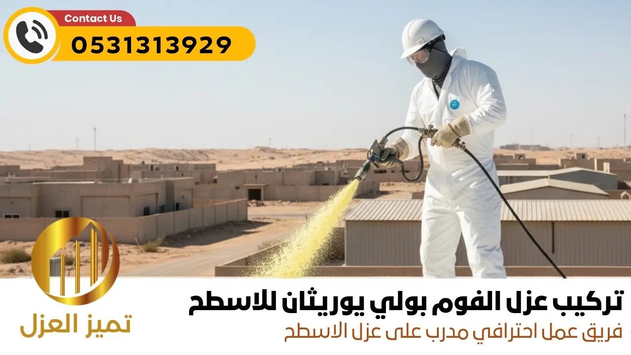 خطوات تركيب عزل البولي يوريثان الفوم