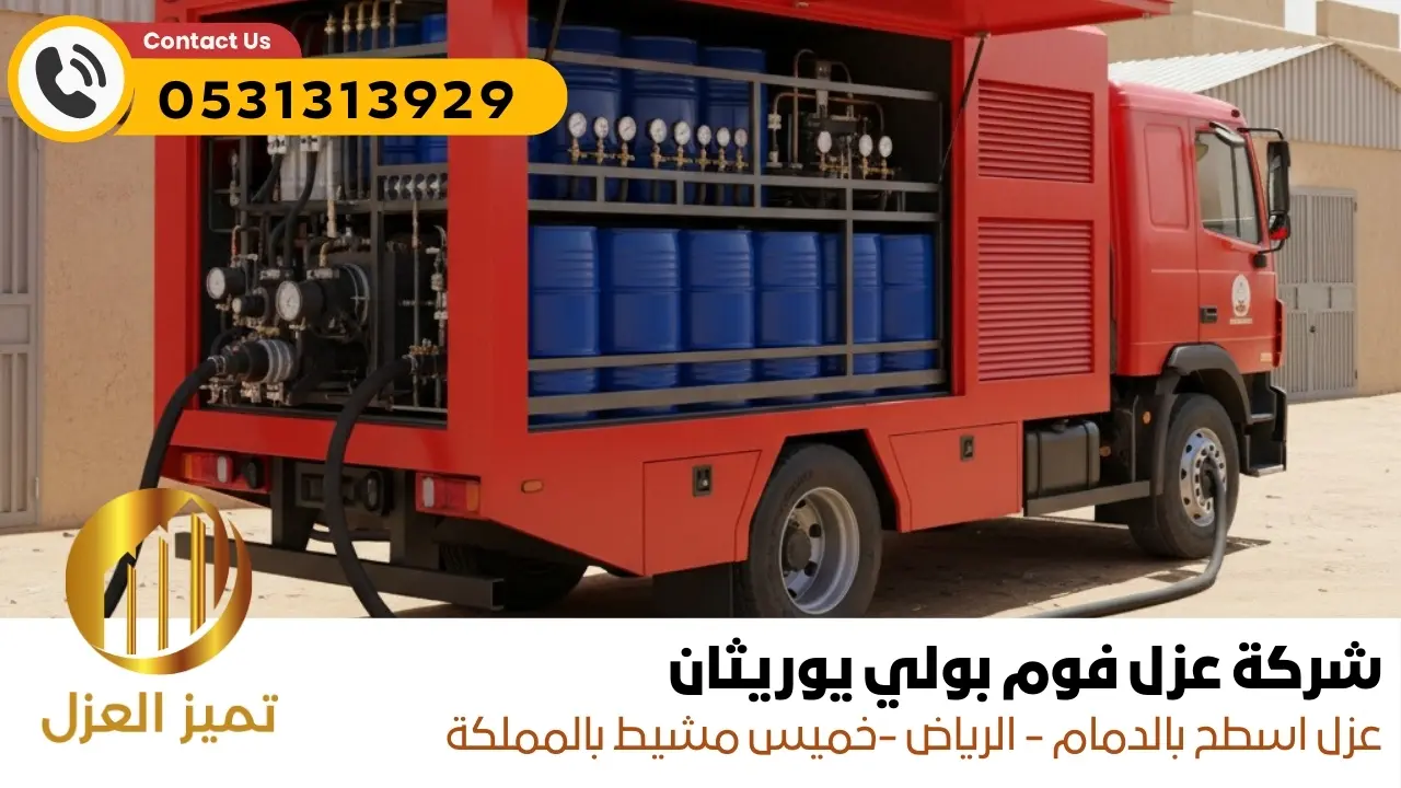 شركة عزل بولي يوريثان و عزل فوم للاسطح بالدمام و الرياض و خميس مشيط