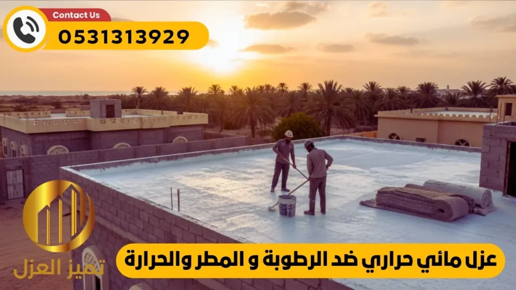 شركة عزل اسطح بجازان عزل مائي بـ 10 مزايا لعزل الفوم 2 شركة عزل فوم بجازان تميز العزل