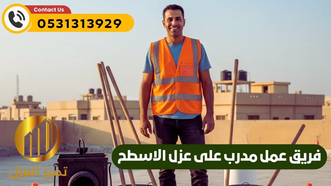 فريق عزل الاسطح بالزفت و الزفت السائل