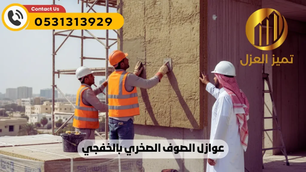 عزل اسطح بالخفجي باستخدام الصوف الصخري