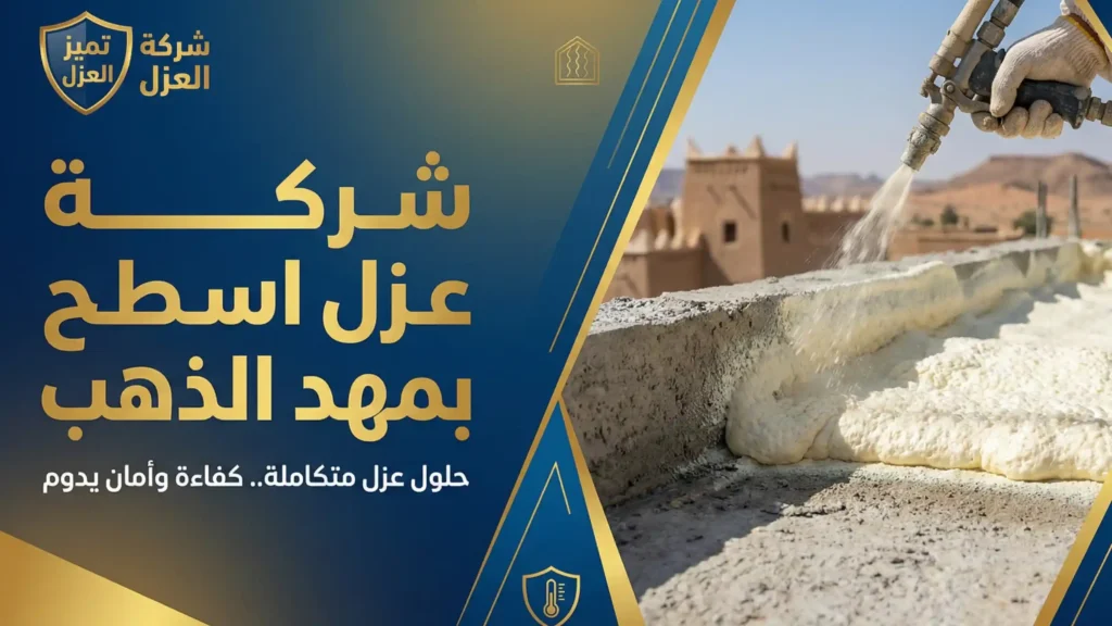 شركة عزل اسطح بمهد الذهب عوازل فوم تميز العزل